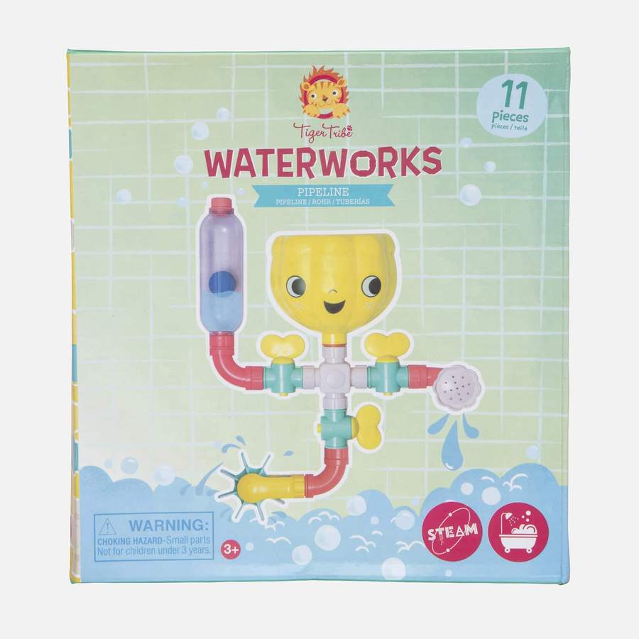 Waterworks - Pipeline Bath Toy by Tiger Tribe - Timeless Toys