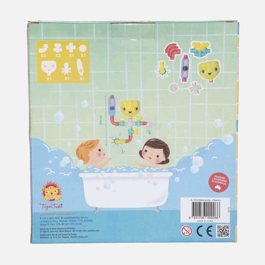 Waterworks - Pipeline Bath Toy by Tiger Tribe - Timeless Toys