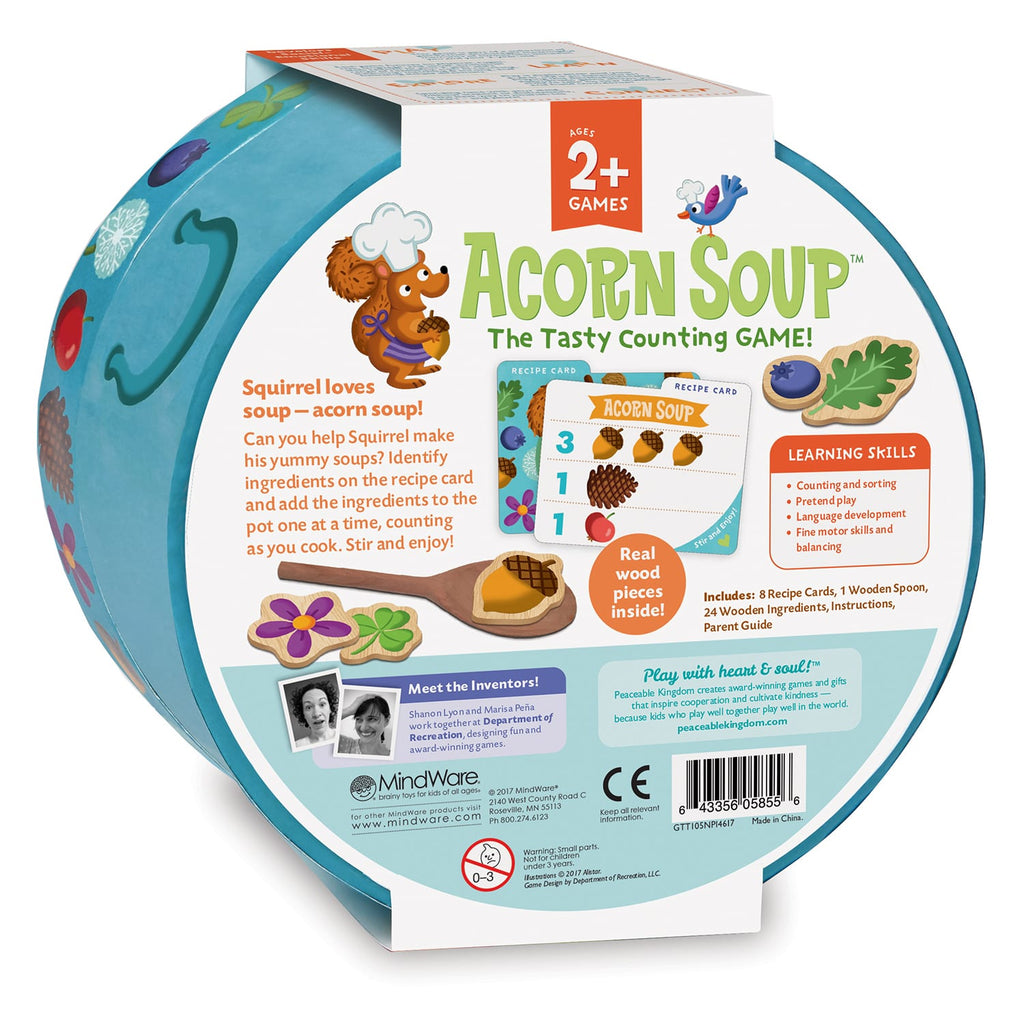 Acorn Soup Game- Peaceable Kingdom - Timeless Toys