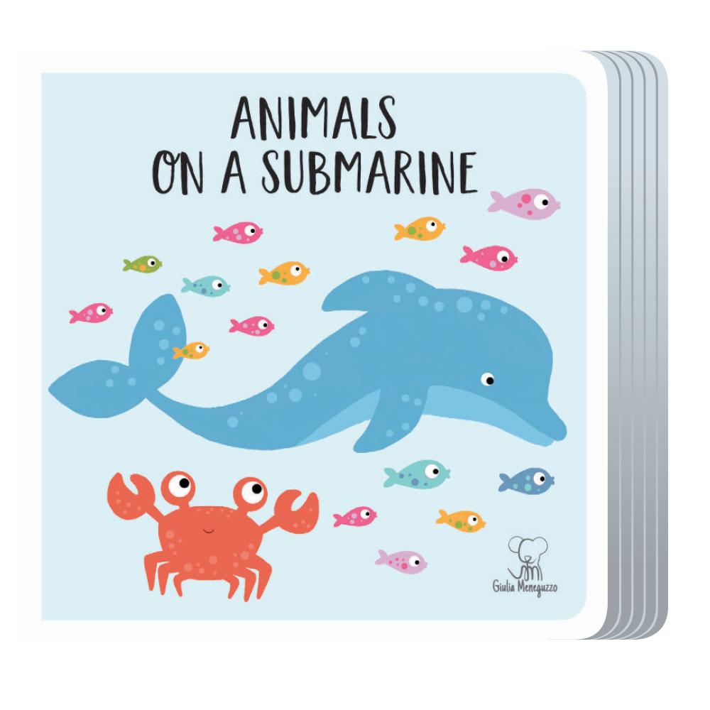 Animals on a Submarine - Giant Floor Puzzle + Book - Timeless Toys