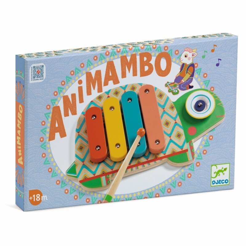 Animambo Cymbal and Xylophone by Djeco 18mths+ - Timeless Toys