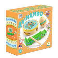 Animambo Set of 3 Percussions by Djeco - 18 months+ - Timeless Toys