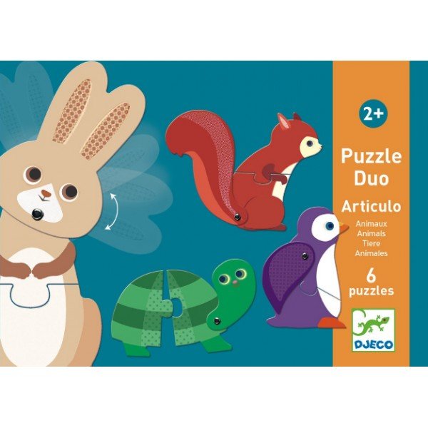 Articulo Animals - 2 piece puzzles - Timeless Toys