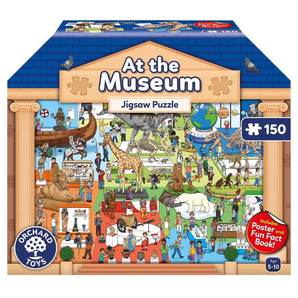 At the Museum - 150pc Puzzle and Fact Book - Timeless Toys