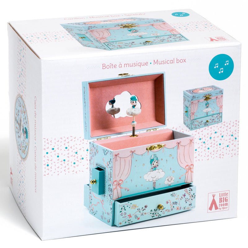 Ballerina on Stage Musical Jewellery Box by Djeco - Timeless Toys