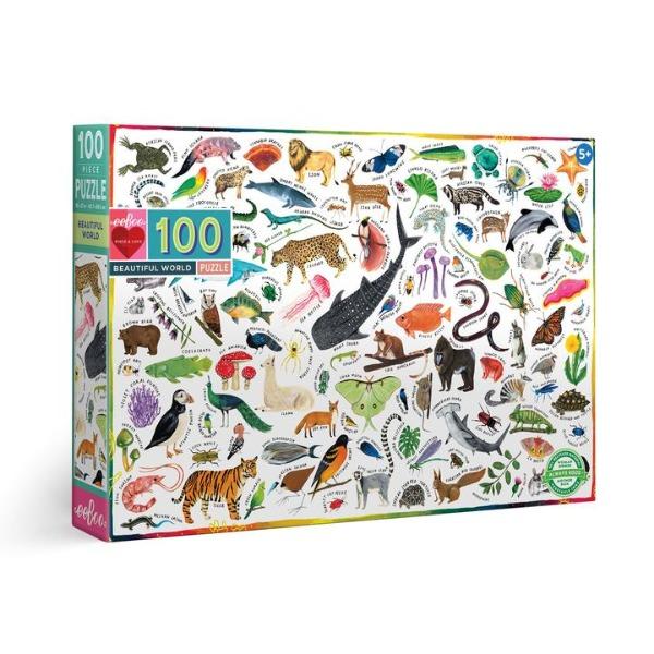 Beautiful World 100pc Puzzle by eeBoo - Timeless Toys