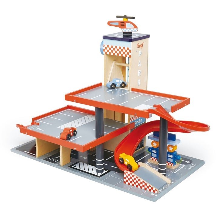Bluebird Service Station by Tender Leaf Toys - Timeless Toys