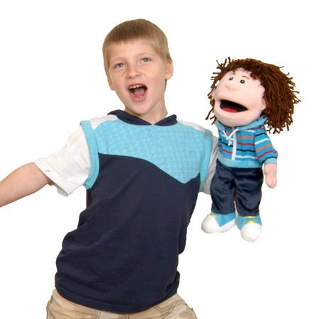 Boy Moving Mouth Hand Puppet - Timeless Toys