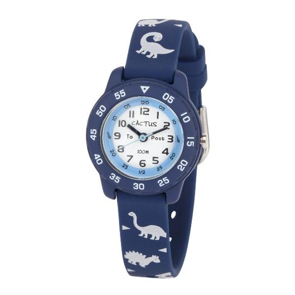 Cactus Junior - Time Teacher Watch - Blue / Dinosaur - Timeless Toys