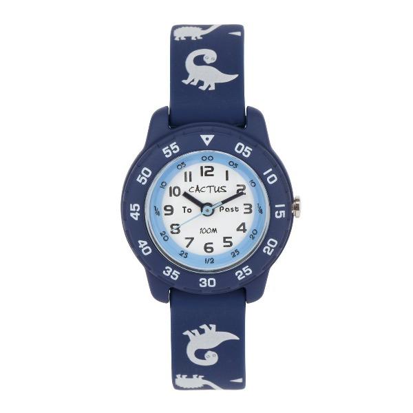 Cactus Junior - Time Teacher Watch - Blue / Dinosaur - Timeless Toys