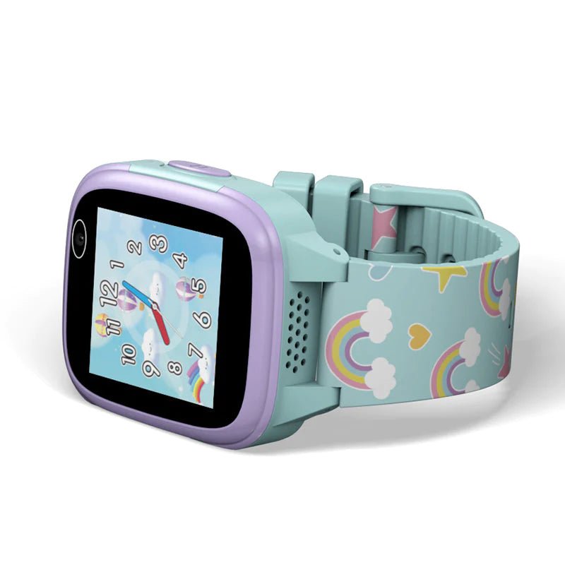 Cactus Kidoplay - Interactive Smart Watch for Kids - Aqua/Purple Trim - Timeless Toys