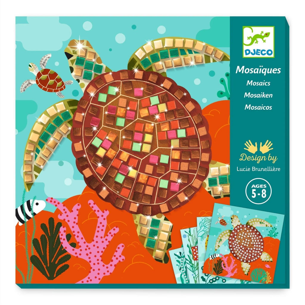Caribbean Mosaic Art Kit by Djeco - 5 - 8yrs - Timeless Toys
