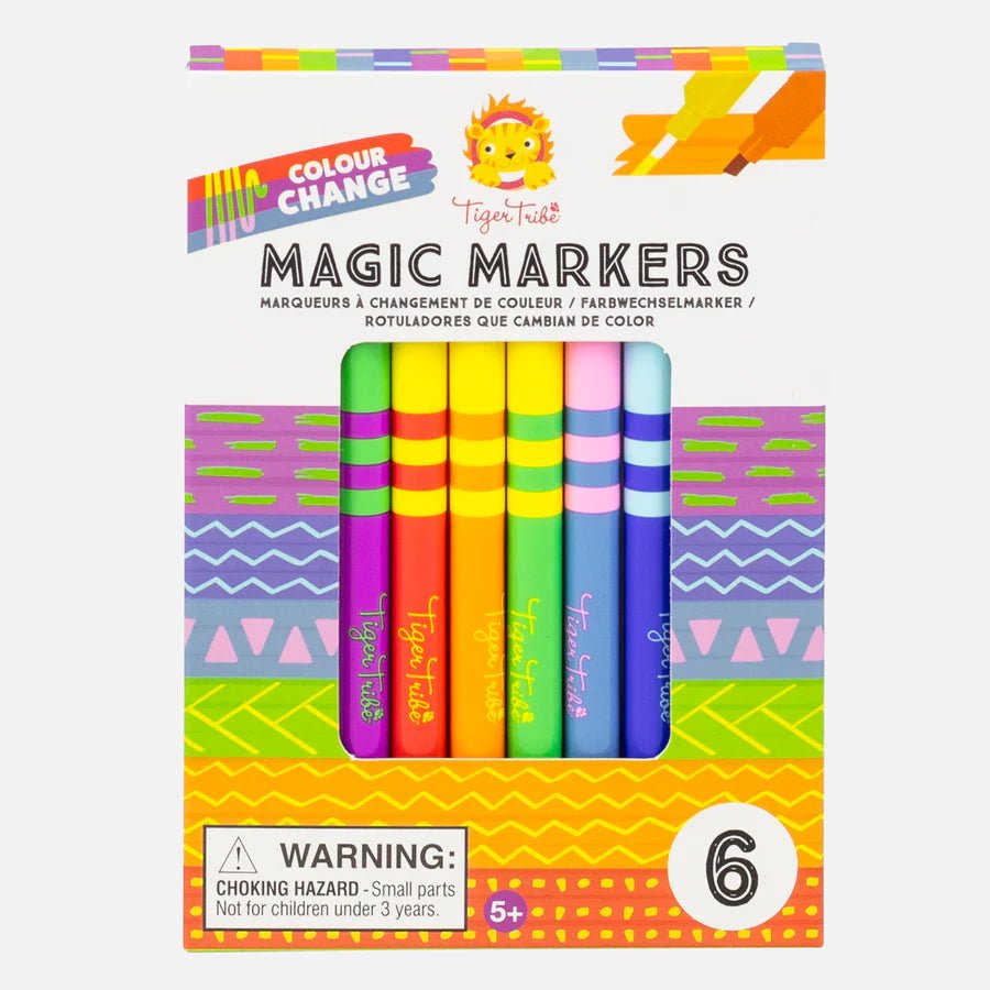 Colour Change Magic Markers by Tiger Tribe - 5yrs+ - Timeless Toys