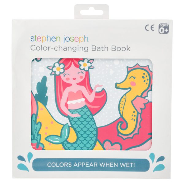 Colour Changing Bath Book Mermaid by Stephen Joseph - Timeless Toys