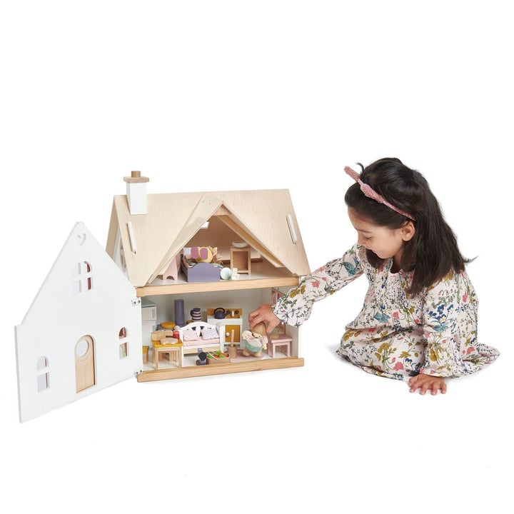 Cottontail Cottage Dolls House (including furniture) - Timeless Toys