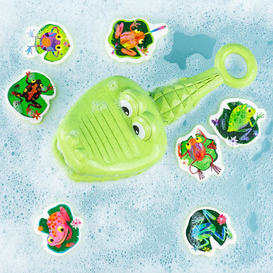 Croc Chasey - Catch a Frog Bath Toy by Tiger Tribe (2 - 4yrs) - Timeless Toys