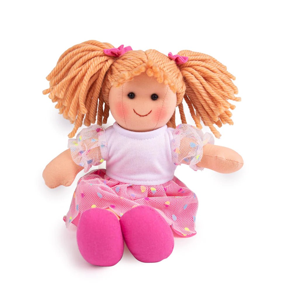 Darcie Rag Doll (small) by Bigjigs - Timeless Toys
