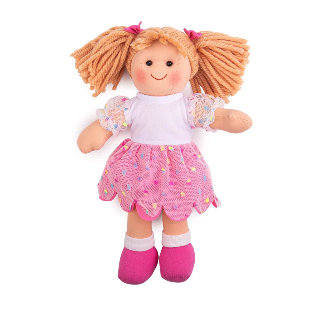 Darcie Rag Doll (small) by Bigjigs - Timeless Toys