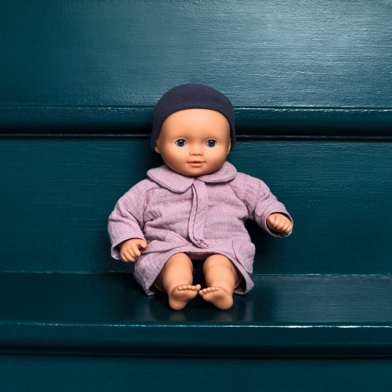 Djeco Pomea Doll - Baby Dahlia Purple (32cm) - Timeless Toys