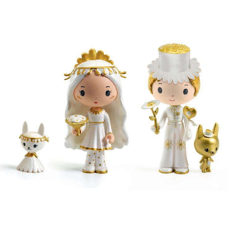 Djeco Tinyly - Marguerite and Leopold doll figurines - Timeless Toys