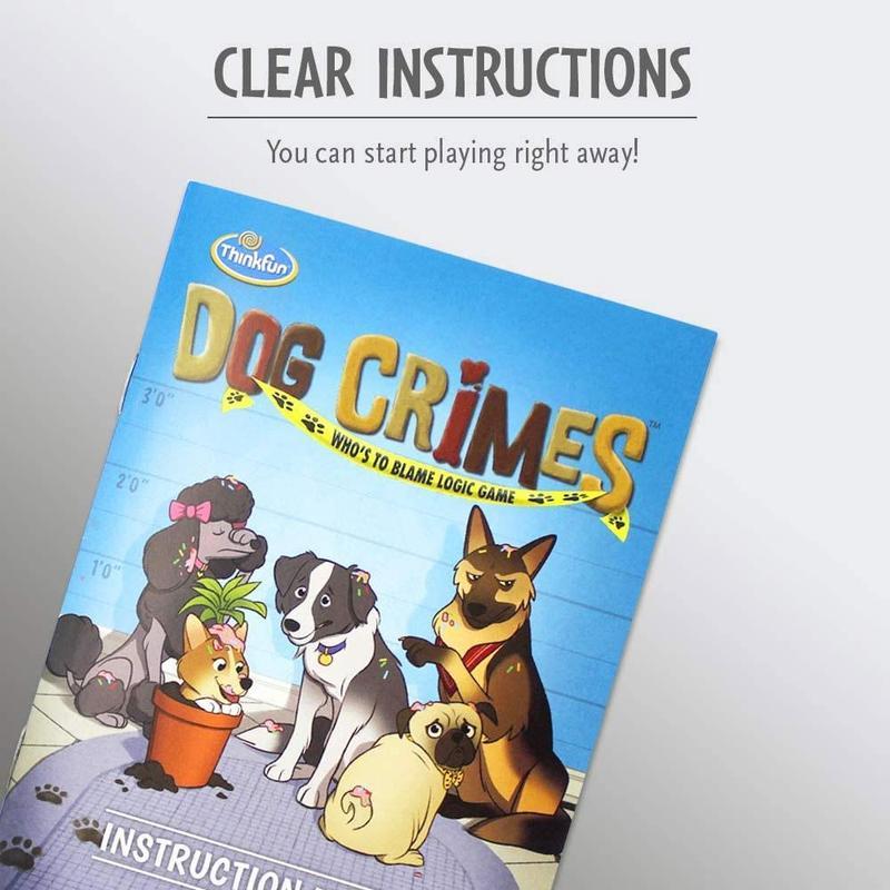Dog Crimes Logic Game by ThinkFun - Timeless Toys