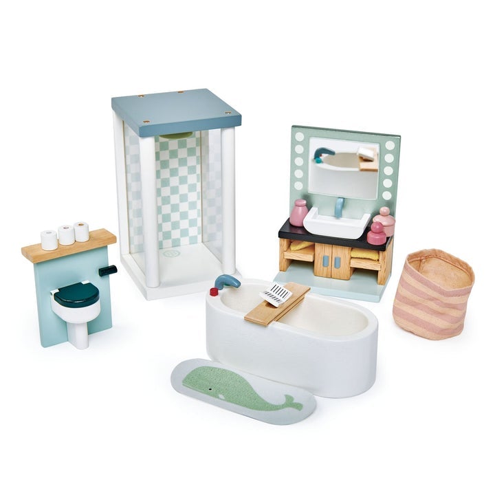 Dolls House Bathroom Furniture by Tender Leaf Toys - Timeless Toys