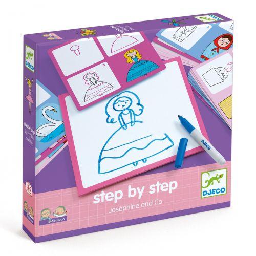 Drawing Step by Step - Josephine and Co by Djeco - Timeless Toys