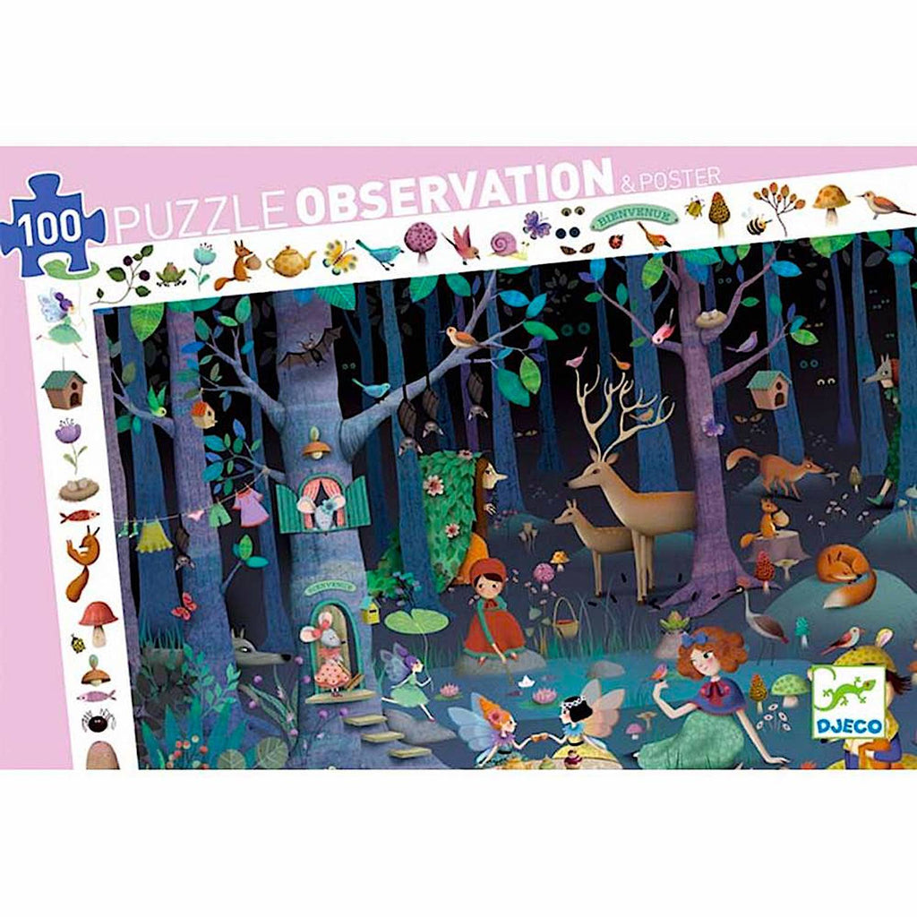 Enchanted Forest Observation Puzzle - 100pcs - Timeless Toys