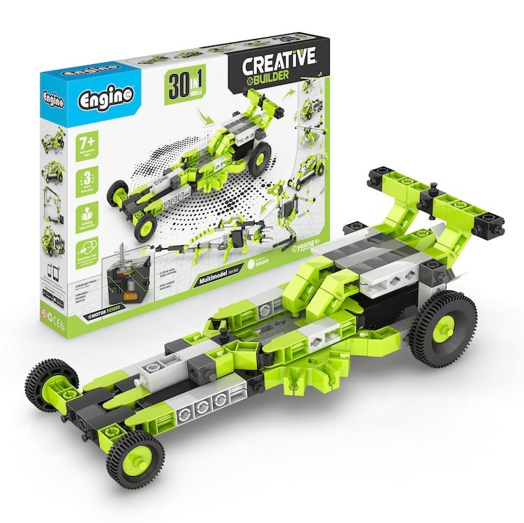 Engino: Creative Builder - 30 Multi-Model Motorised Construction Toy - 7yrs+ - Timeless Toys