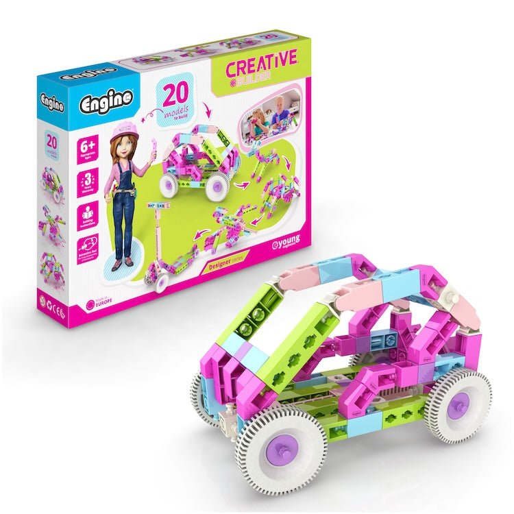 Engino: Creative Builder Designer Construction/STEM toy set (20 models) - 6yrs+ - Timeless Toys