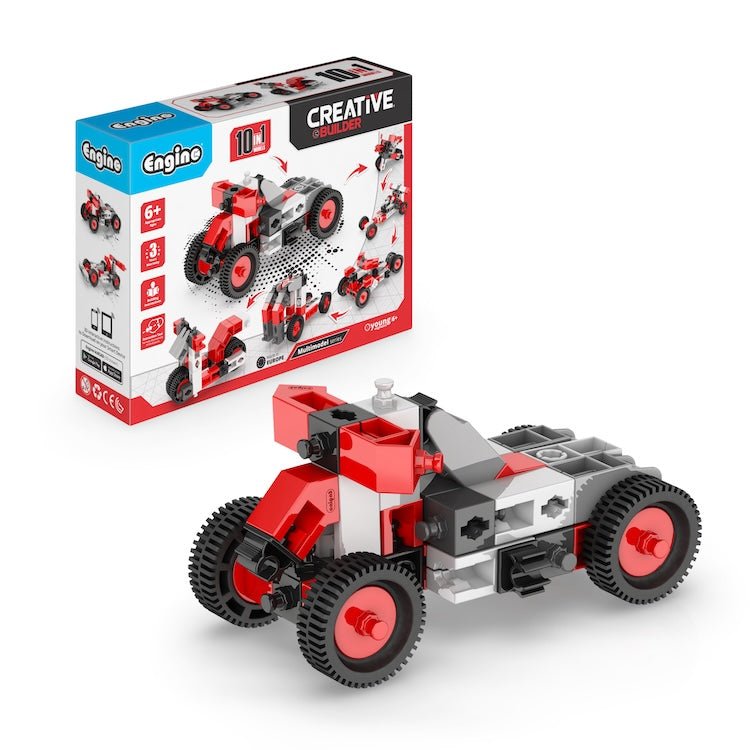 Engino: Creative Builder Multi-model set (10 models) 6yrs+ - Timeless Toys