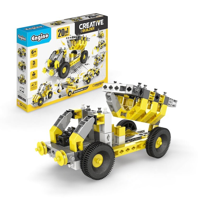 Engino: Creative Builder Multi-Model set (20 models) 6yrs+ - Timeless Toys