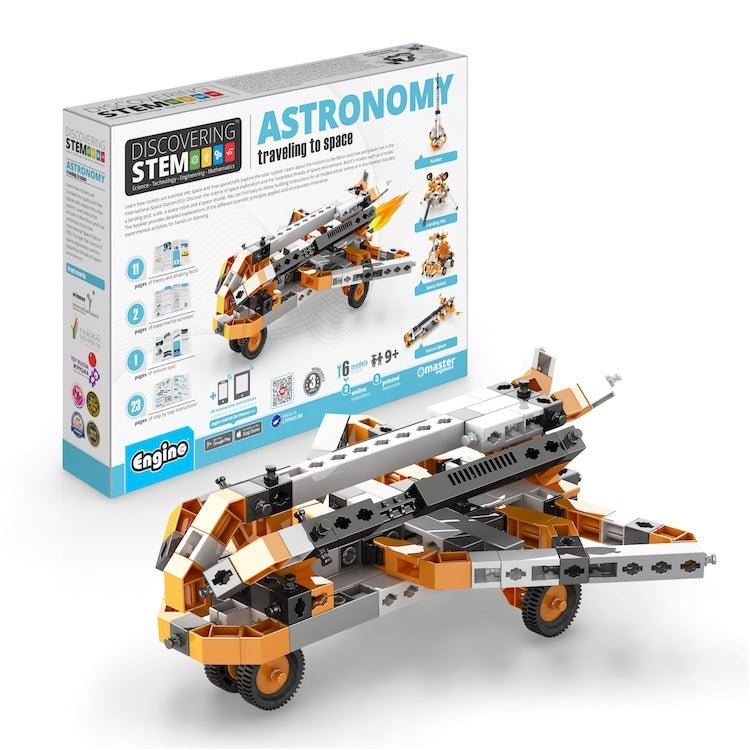 Engino Discovering Stem: Astronomy - Travelling to Space - 9yrs+ - Timeless Toys