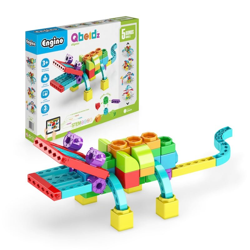 Engino: Qboidz Alligator Construction Toy (5 models) 3yrs+ - Timeless Toys