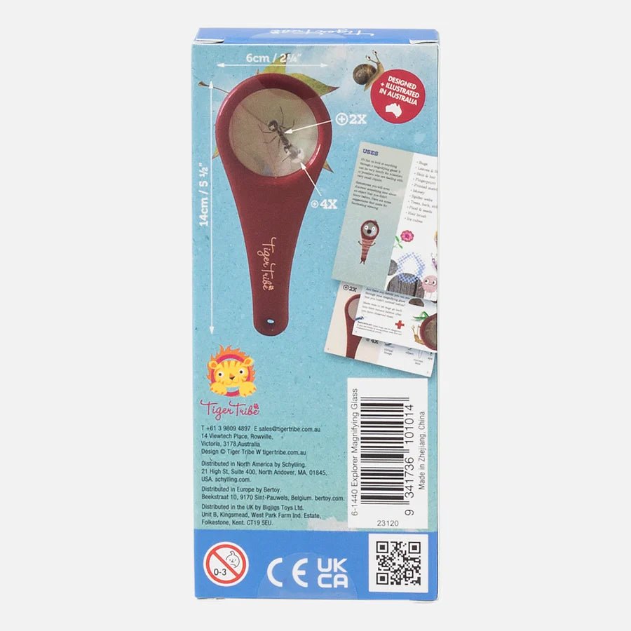 Explorer Magnifying Glass by Tiger Tribe (3-7yrs) - Timeless Toys