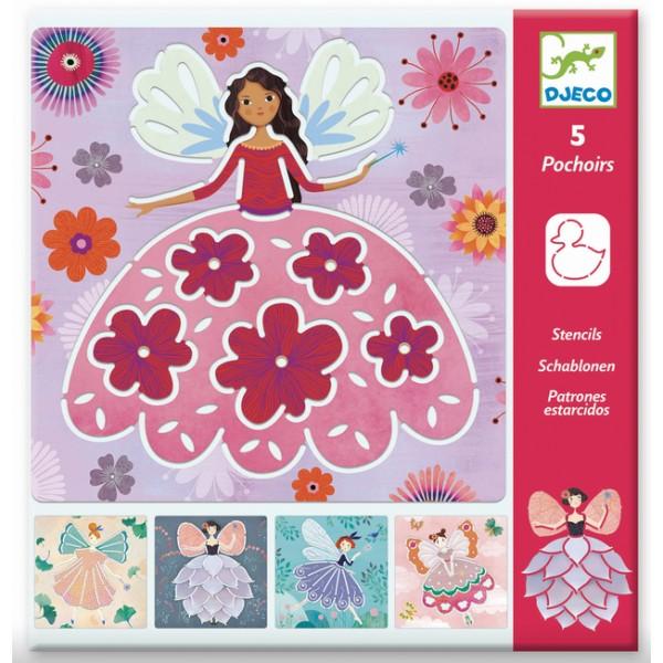 Fairies Stencils by Djeco - Timeless Toys