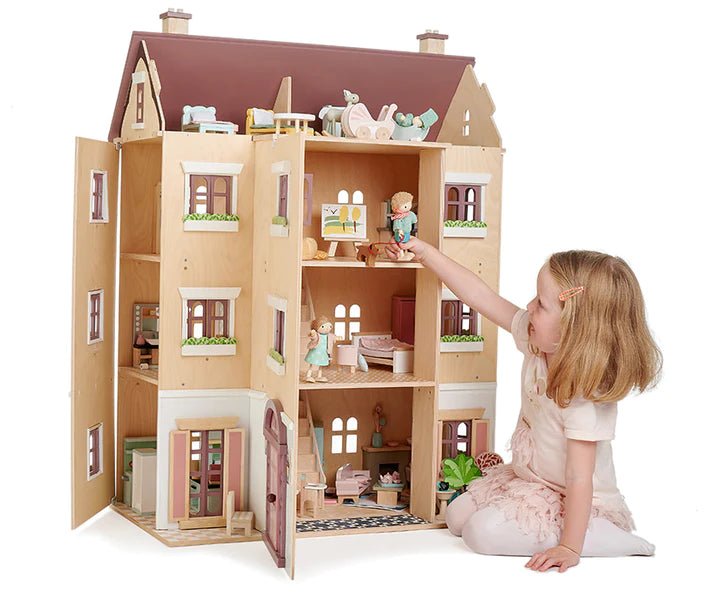 Fantail Hall Dolls House (excluding furniture) - Timeless Toys