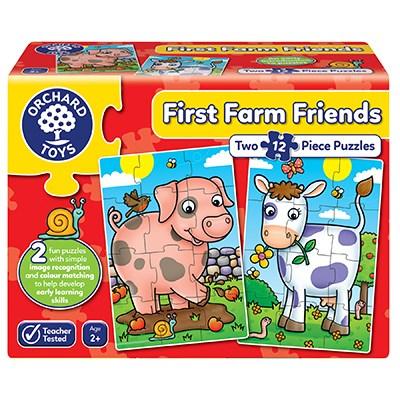 First Farm Friends (2 x 12 piece puzzles) - Timeless Toys