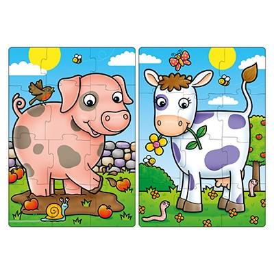 First Farm Friends (2 x 12 piece puzzles) - Timeless Toys