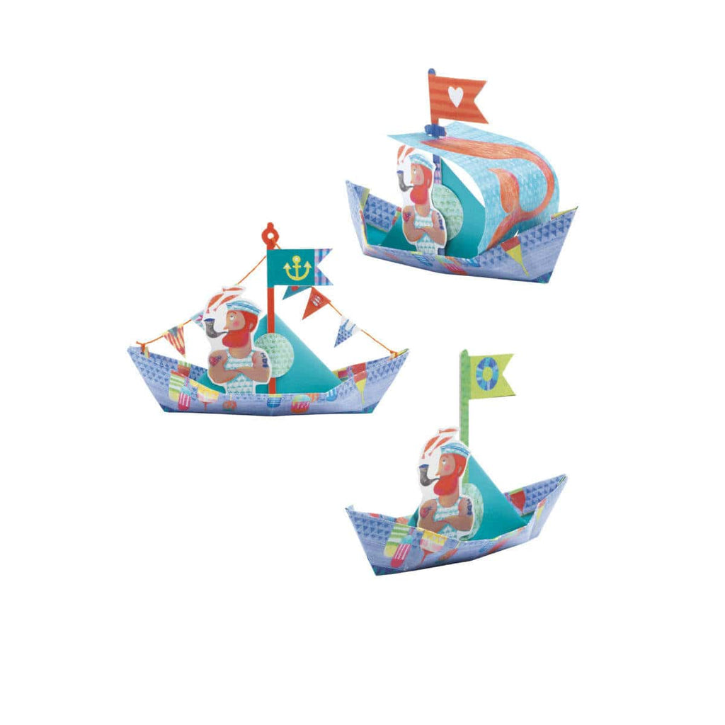 Floating Boats Origami by Djeco - Timeless Toys
