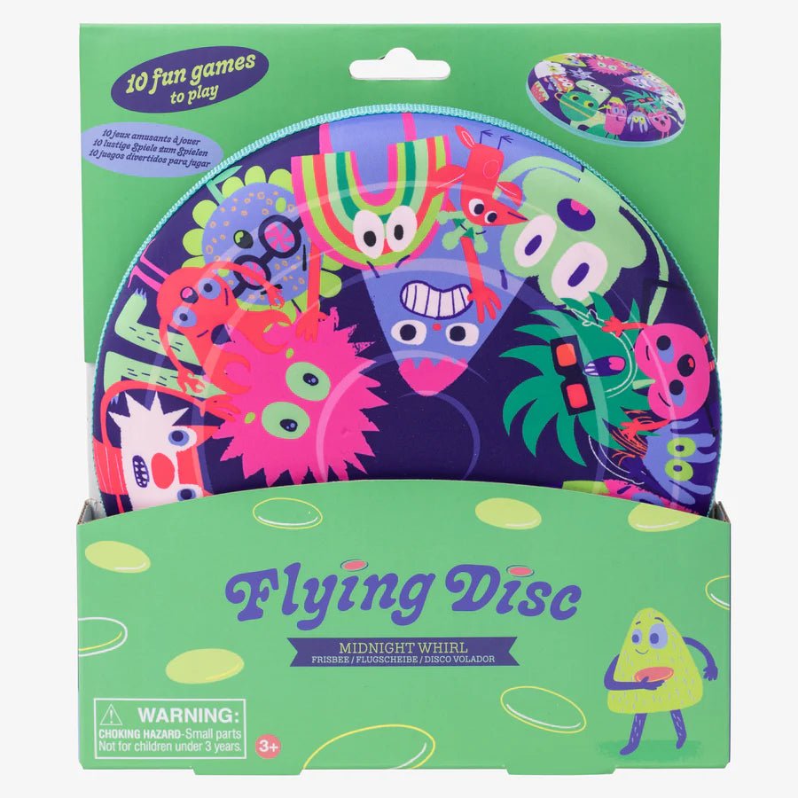 Flying Disc - Midnight Whirl by Tiger Tribe - Timeless Toys