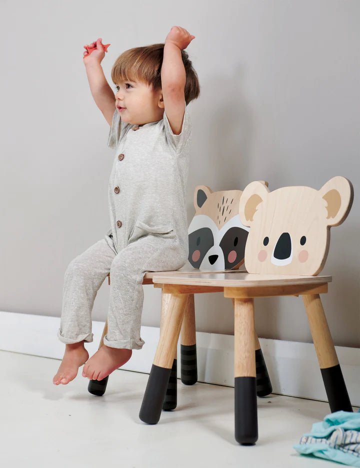 Forest Raccoon Chair by Tender Leaf Toys - Timeless Toys