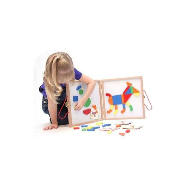 Geoforme Wooden Magnetic Game - Timeless Toys