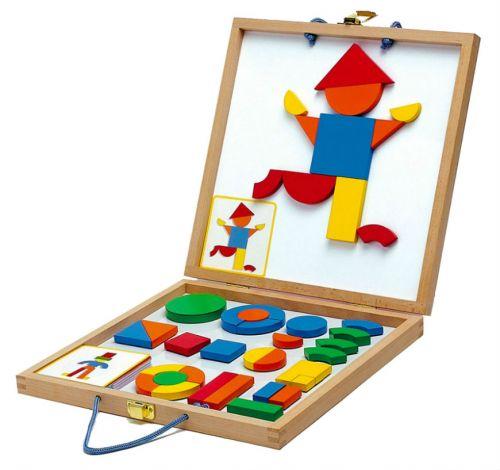Geoforme Wooden Magnetic Game - Timeless Toys