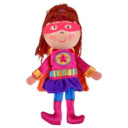 Girl Hero Finger Puppet - Timeless Toys