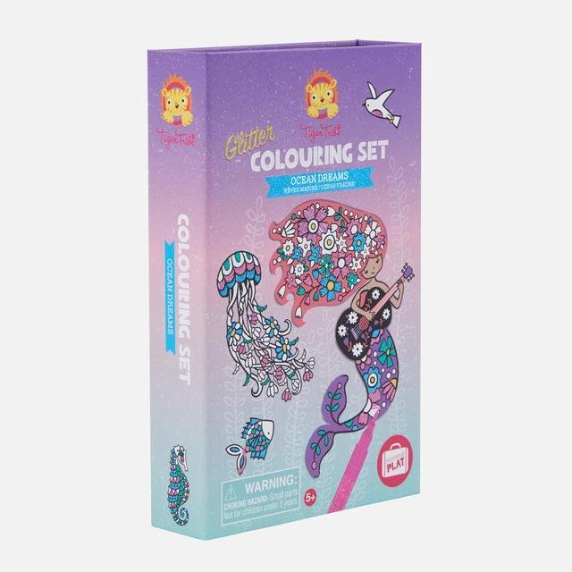 Glitter Colouring Set - Ocean Dreams - Timeless Toys