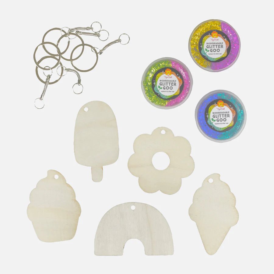 Glitter Goo - Bag Charms Craft Set by Tiger Tribe (5-9yrs) - Timeless Toys