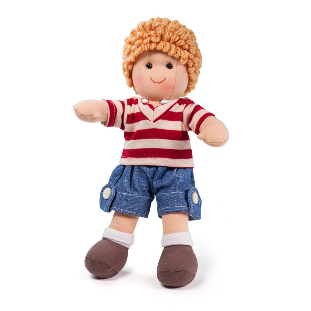 Harry Rag Doll (small) by Bigjigs - Timeless Toys