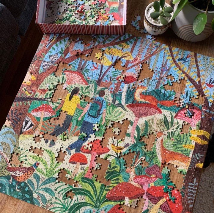 Hike in the Woods 1000pc Puzzle by eeBoo - Timeless Toys