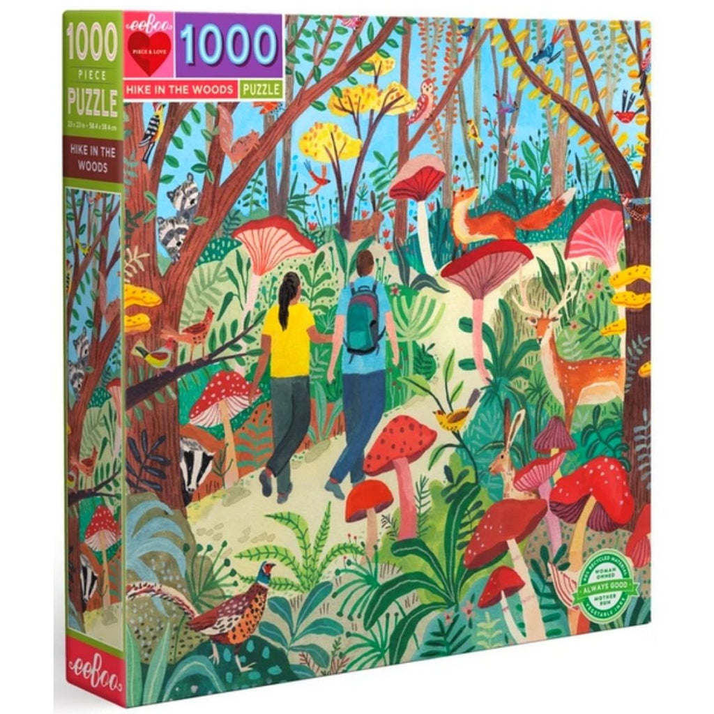 Hike in the Woods 1000pc Puzzle by eeBoo - Timeless Toys
